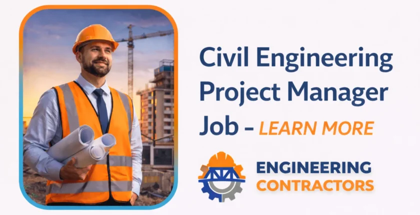 Civil Engineering Project Manager Job - Learn More