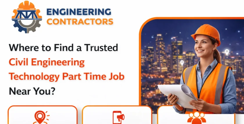 Where to Find a Trusted Civil Engineering Technology Part Time Job Near You?