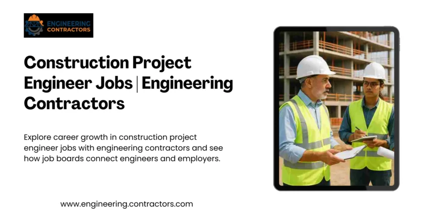 Construction Project Engineer Jobs | Engineering Contractors