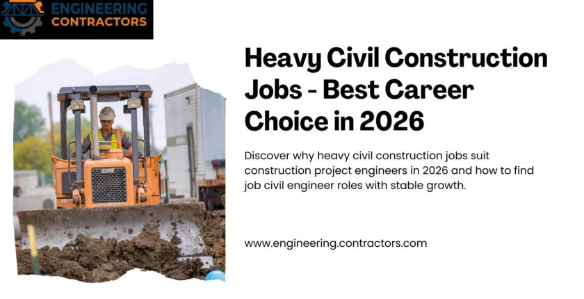 Heavy Civil Construction Jobs - Best Career Choice in 2026