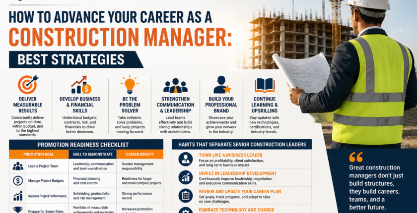 How to Advance Your Career as a Construction Manager: Best Strategies