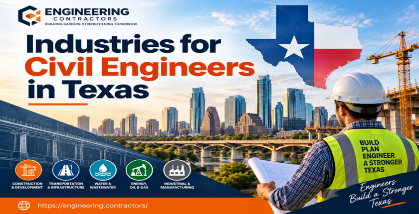 industries for civil engineers in Texas