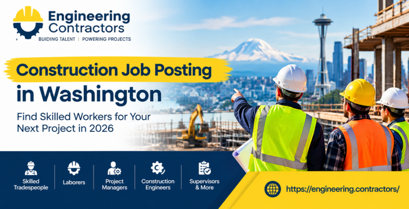 Construction Job Posting in Washington